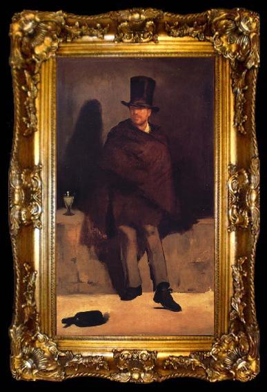 framed  Edouard Manet The Absinthe  Drinder, ta009-2